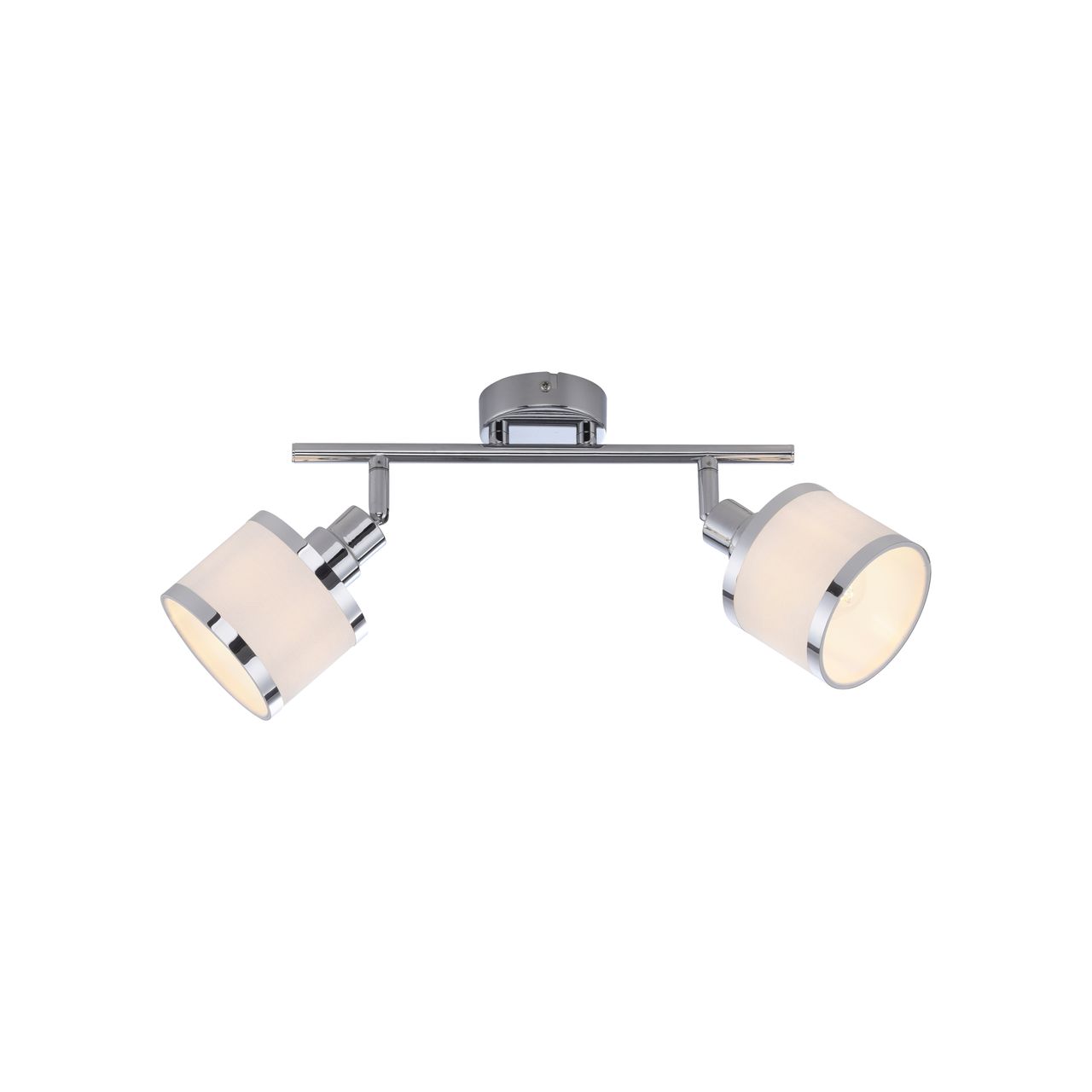 JUST LIGHT LeuchtenDirekt Deckenleuchte ACCOR,  2xE14 max. 25 W, Innenleuchte, IP20, dreh- und schwenkbar