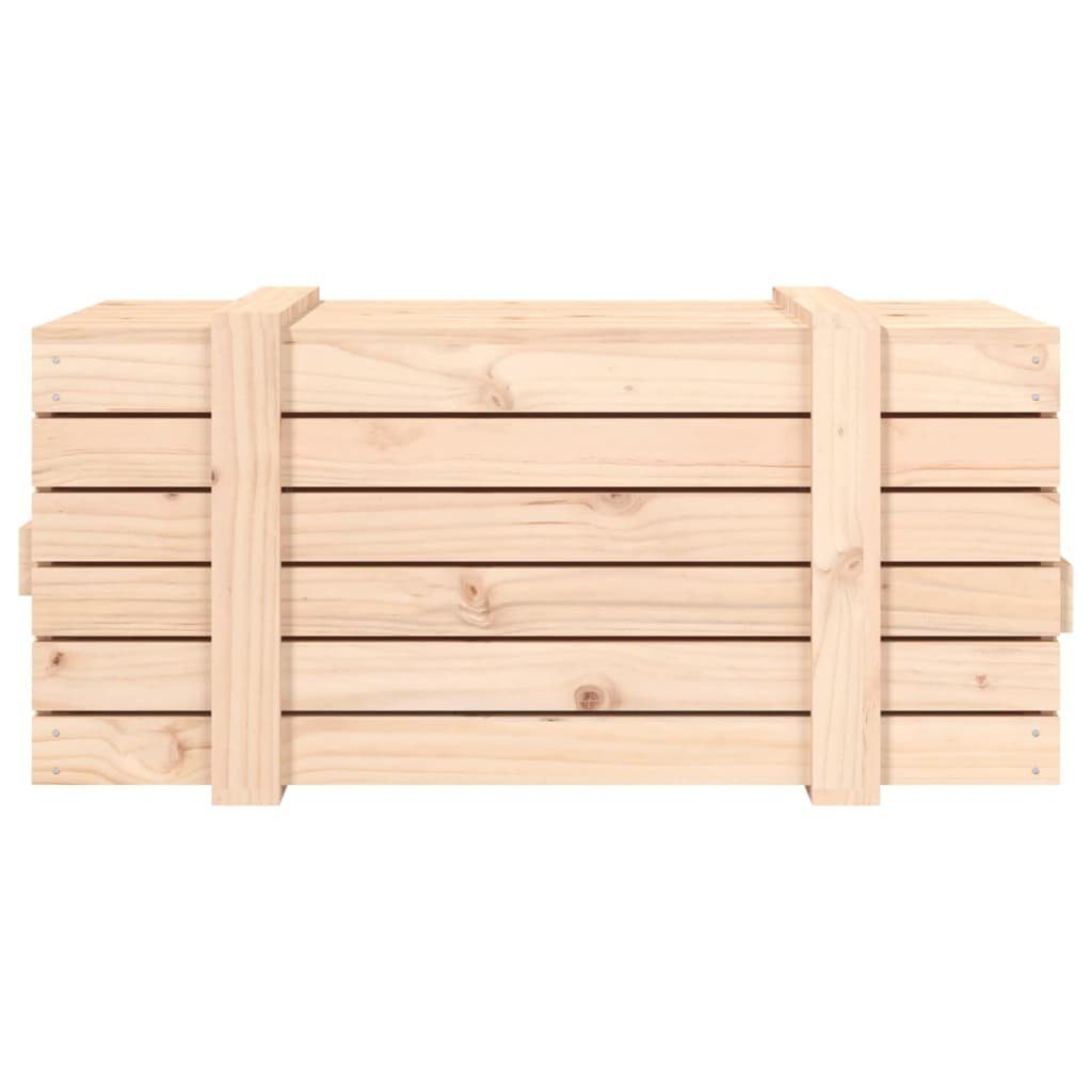 vidaXL Aufbewahrungsbox Truhe 91x40,5x42 cm Massivholz Kiefer (1 St)