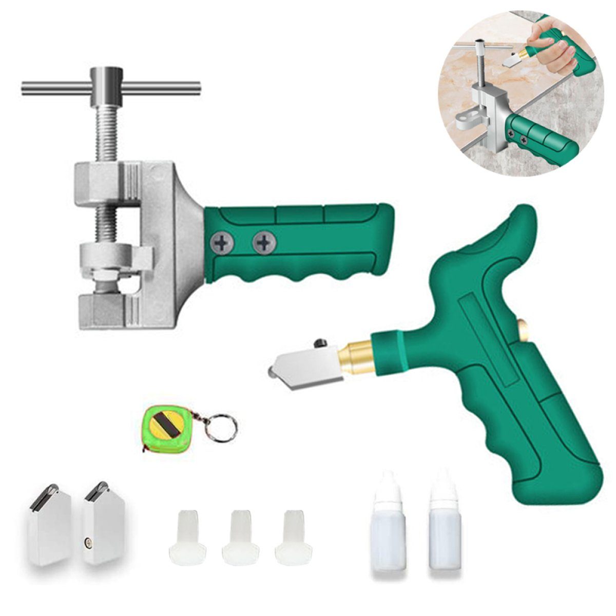 JedBesetzt Fliesenschneider Multipurpose Function Kitchen Tool Bottle 8 In 1