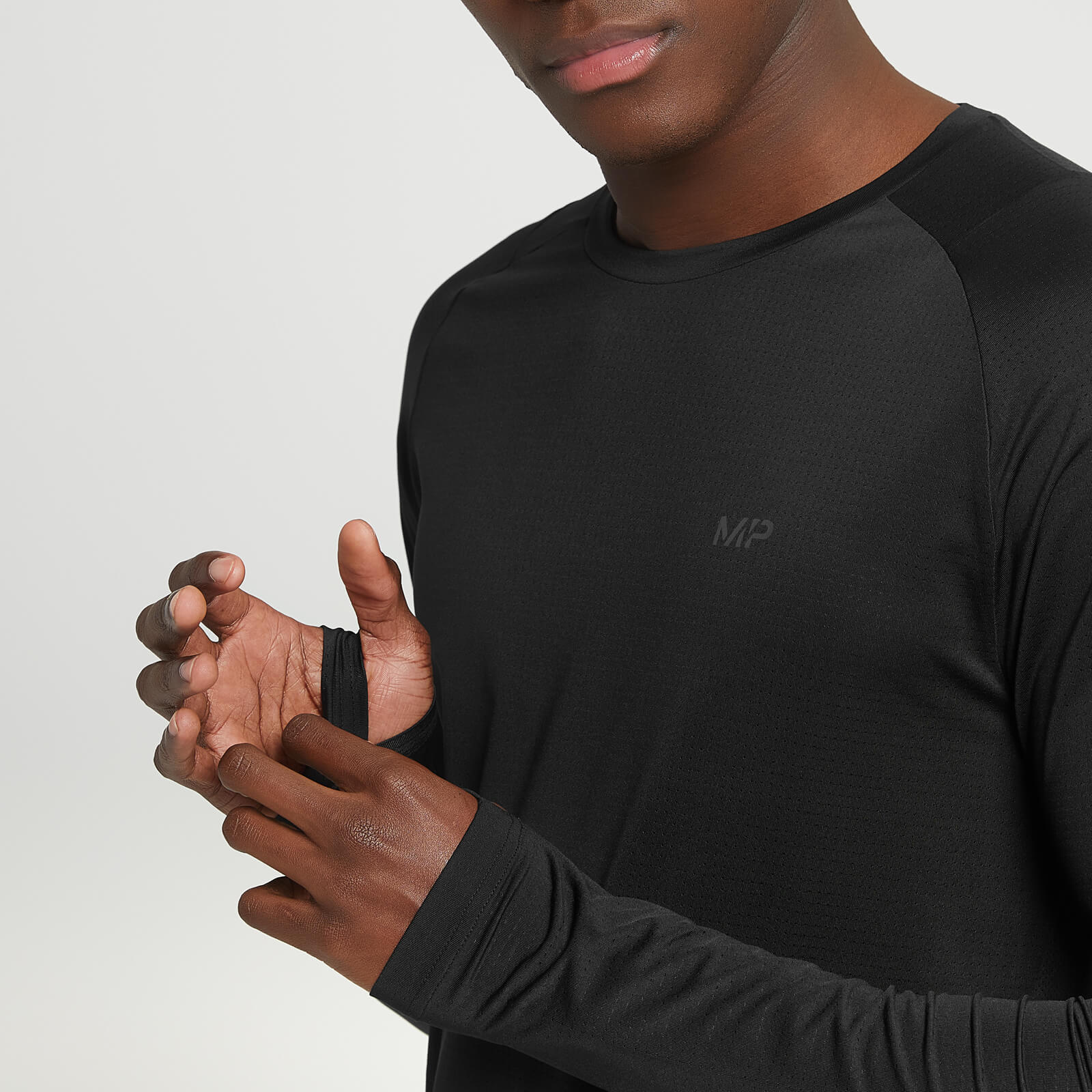 T-shirt à manches longues MP Velocity Ultra pour hommes – Noir