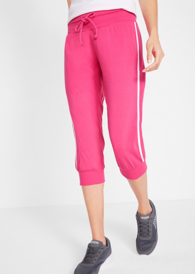 Jogginghose aus Baumwolle (2er Pack), Capri-Länge