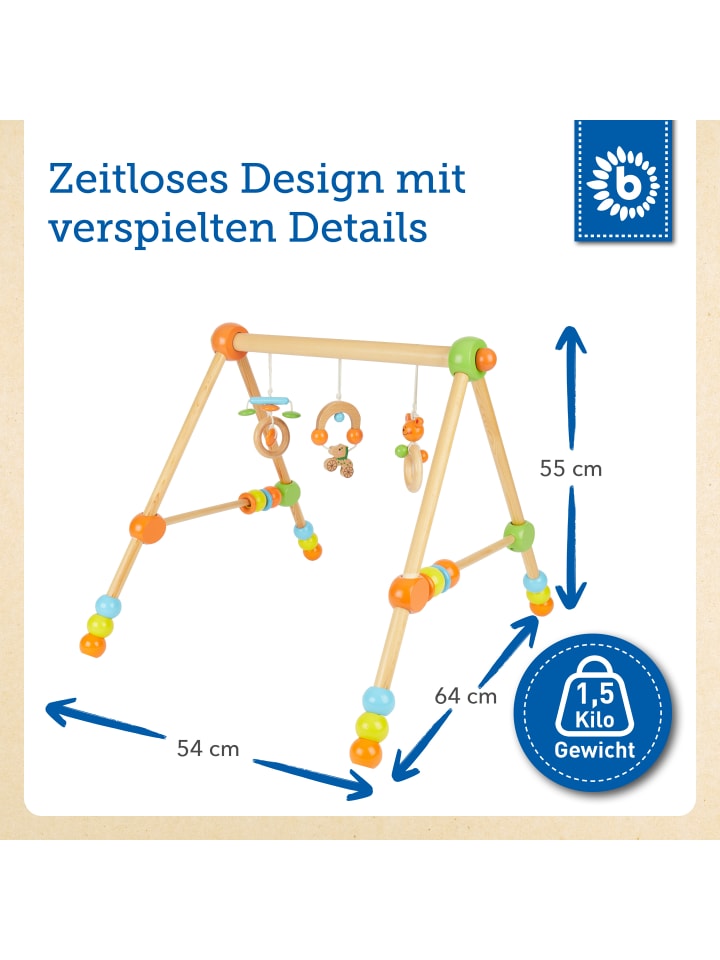 Bieco Spielwaren Spielbogen Holz Höhenverstellbar - ab Geburt in Mehrfarbig günstig kaufen onesize