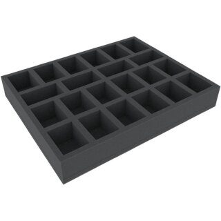 Feldherr 345×275×50mm Schaumstoffeinlage - 22 Fächer