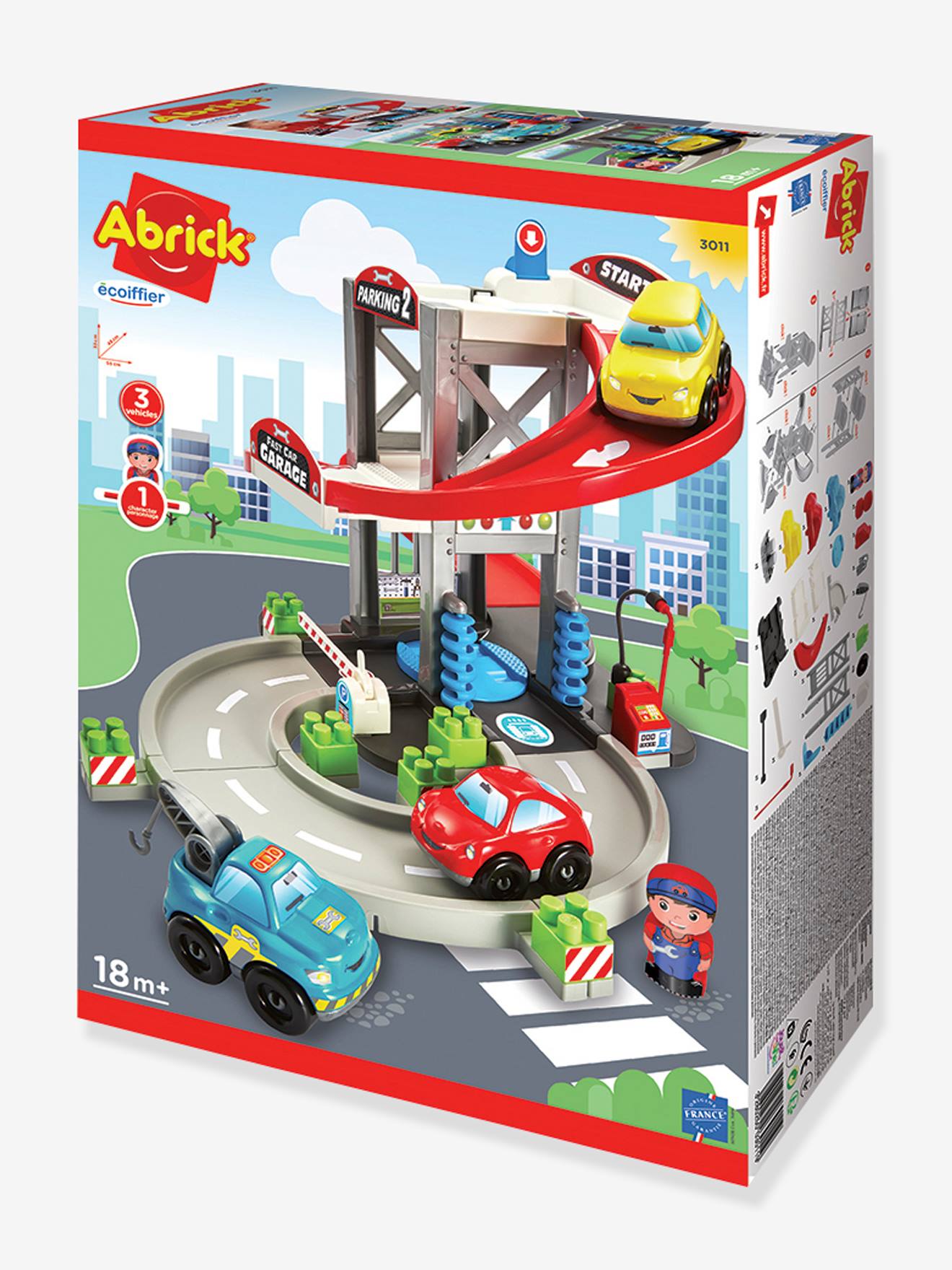 Ecoiffier Kinder Auto-Werkstatt ABRICK ECOIFFIER - rot