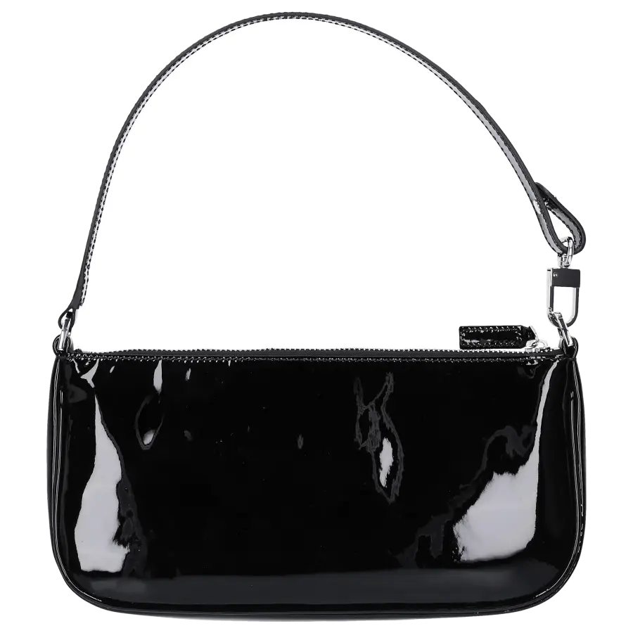 By FAR - Schultertasche RACHEL Lackleder - schwarz