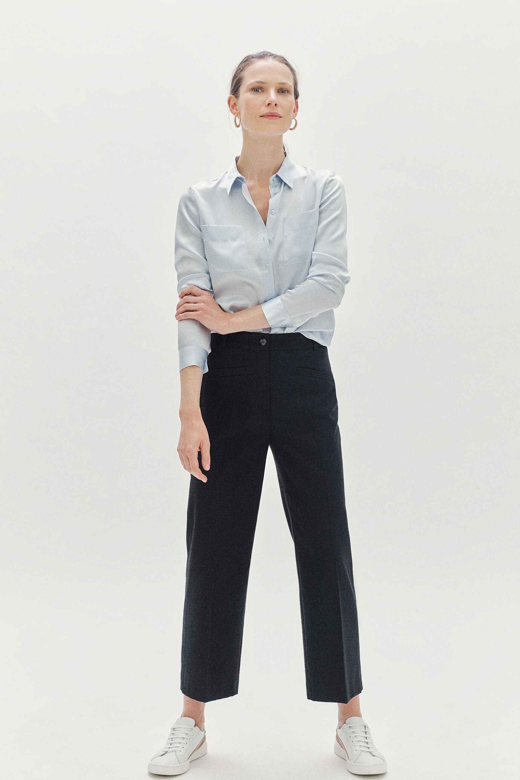 pantalon boris noir femme