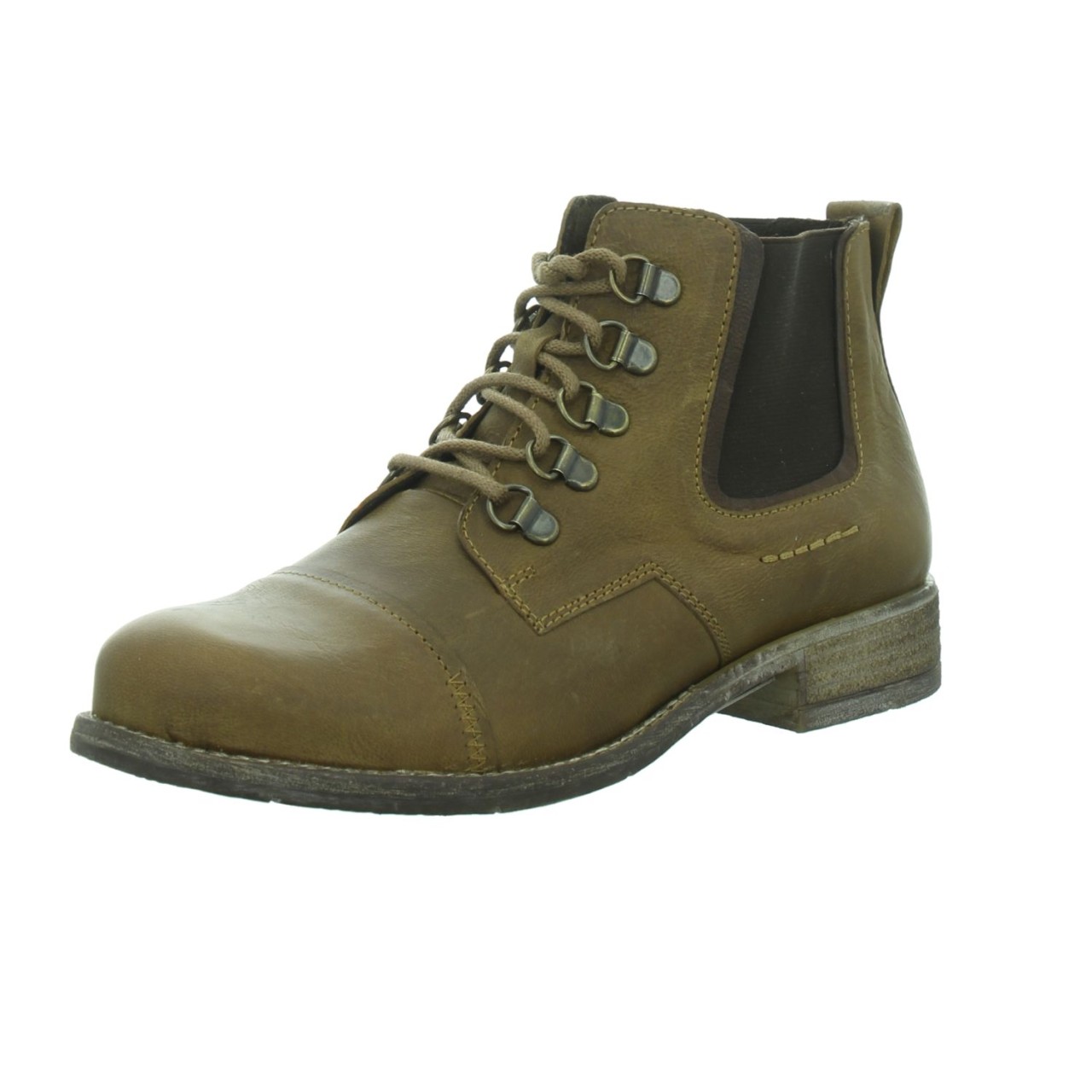 JOSEF SEIBEL Schnür-Stiefeletten beige