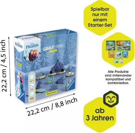 GraviTrax Junior Extension Frozen - Kugelbahn-Erweiterung für Kinder ab 3 Jahren