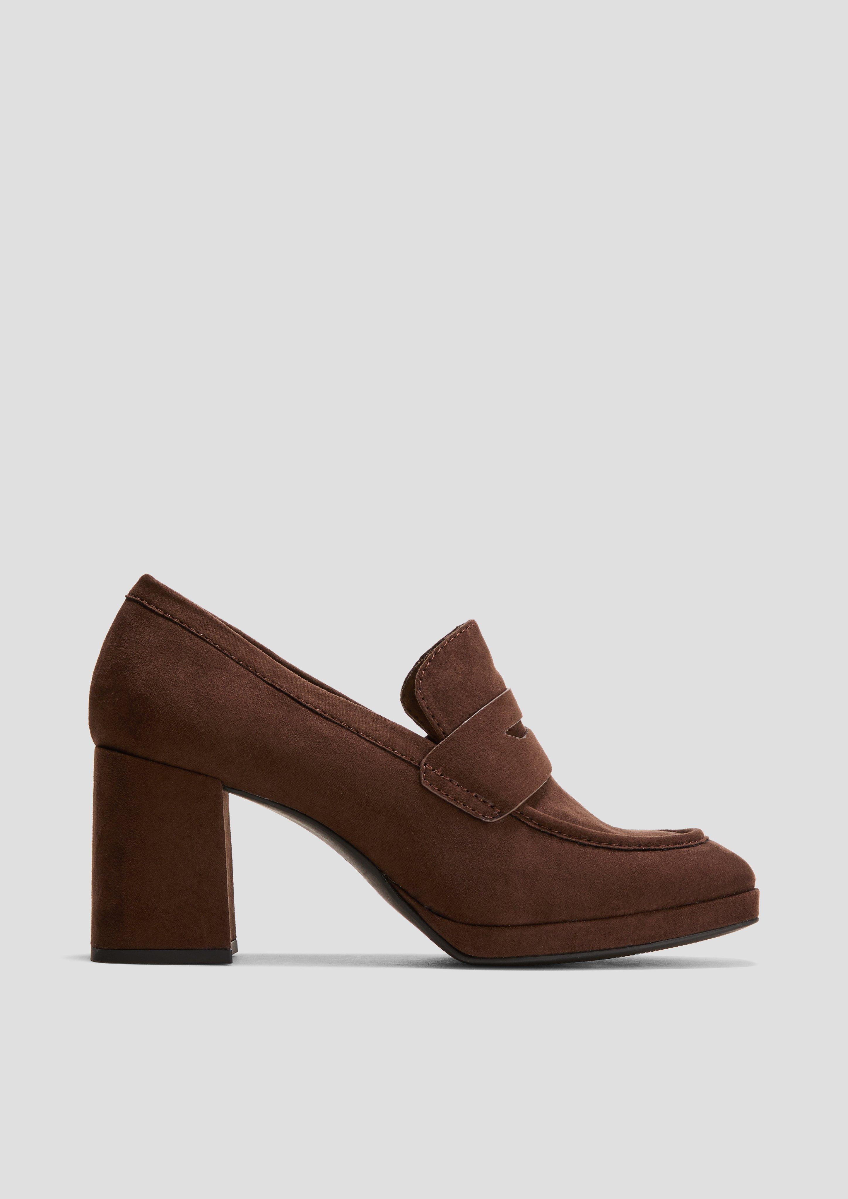 Slipper in Veloursleder-Optik  6008281-304