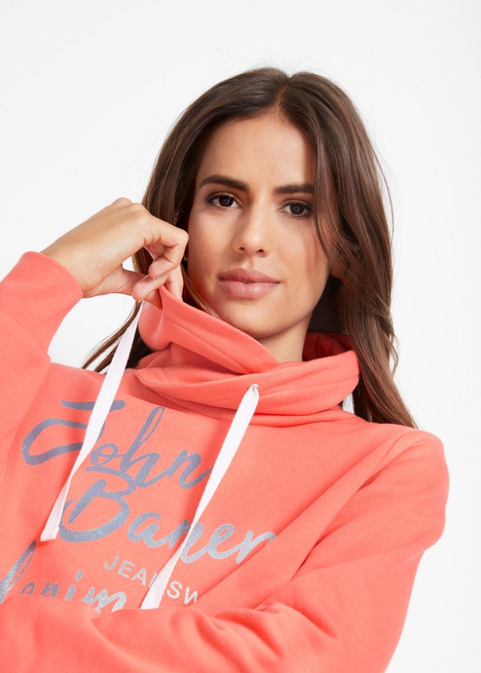 Sweatshirt mit Glitzerdruck