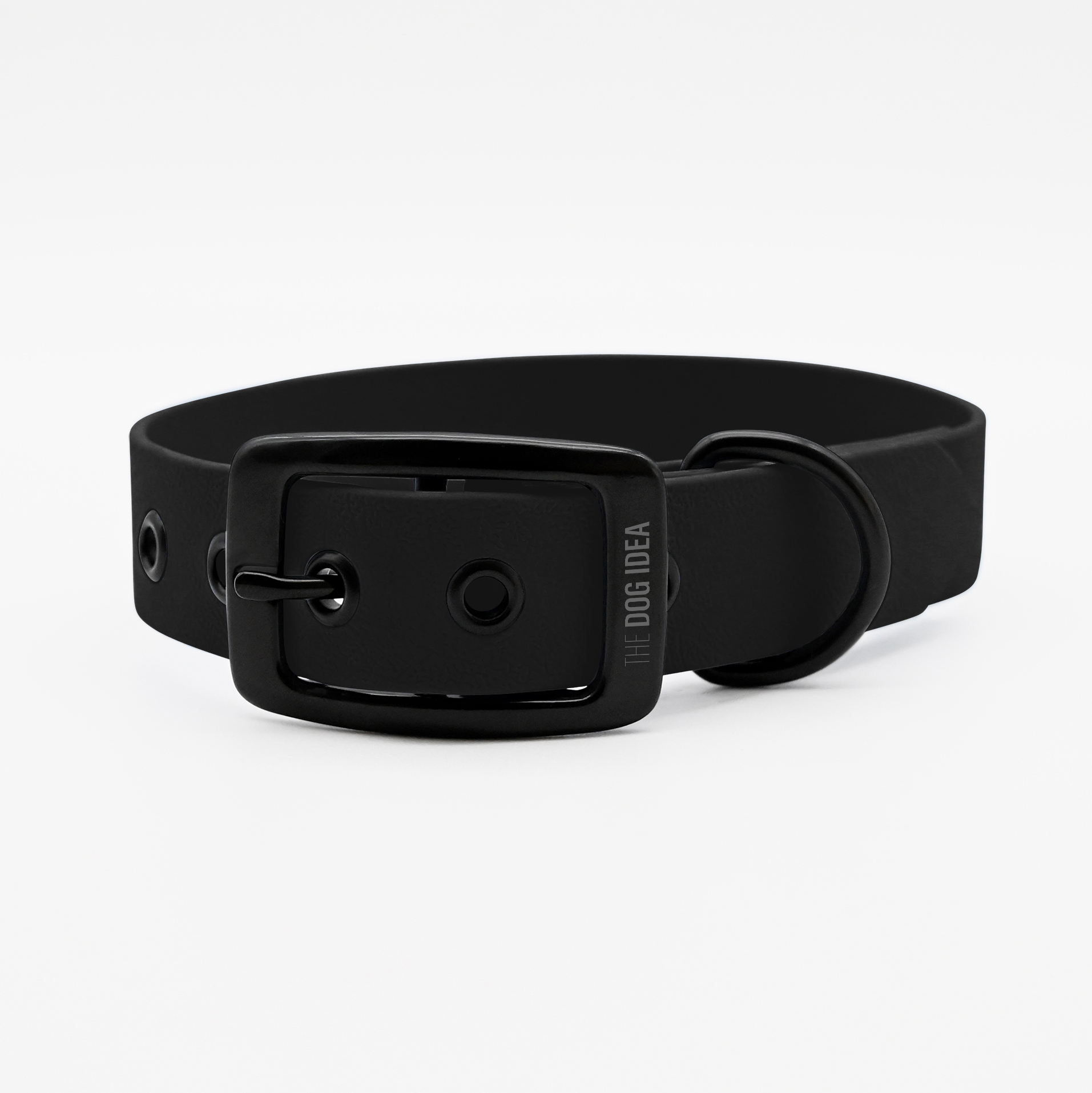 THE DOG IDEA Hundehalsbänder THE DOG IDEA Biothane Halsband Schwarz Schwarz M