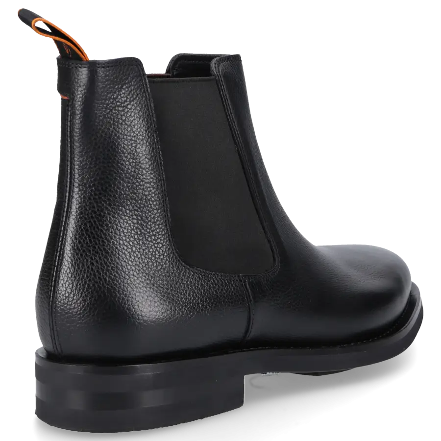 Santoni - Chelsea Boots 17838 Kalbsleder - schwarz