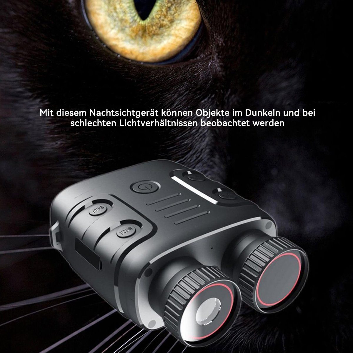 Welikera Binokulare Nachtsicht, 1080P Infrarot-Nachtsicht, 5-facher Digitalzoom Fernglas