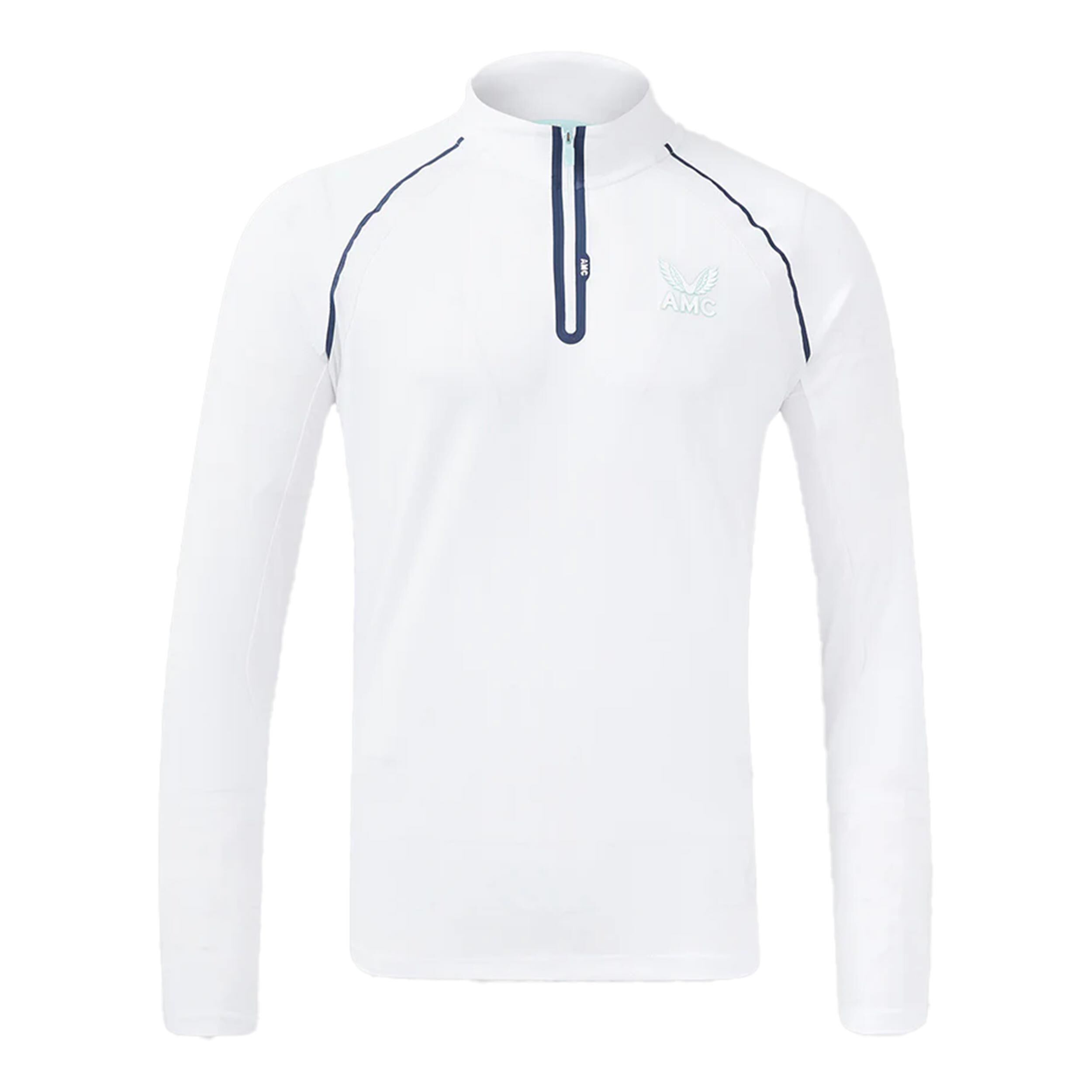 Aeromesh 1/4 Zip Longsleeve Herren - Weiß