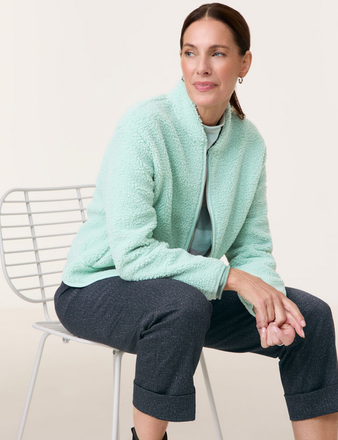 Jacke in Teddyfleece