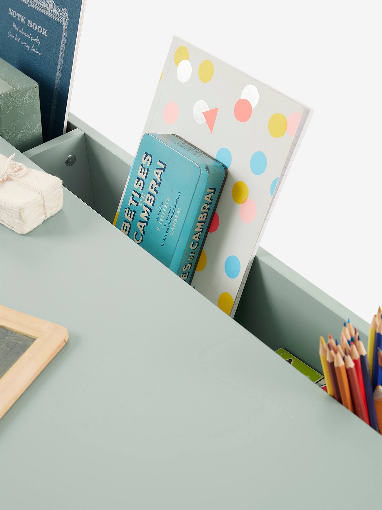 Vertbaudet Kinderschreibtisch ARCHITEKT JUNIOR - rosa/natur