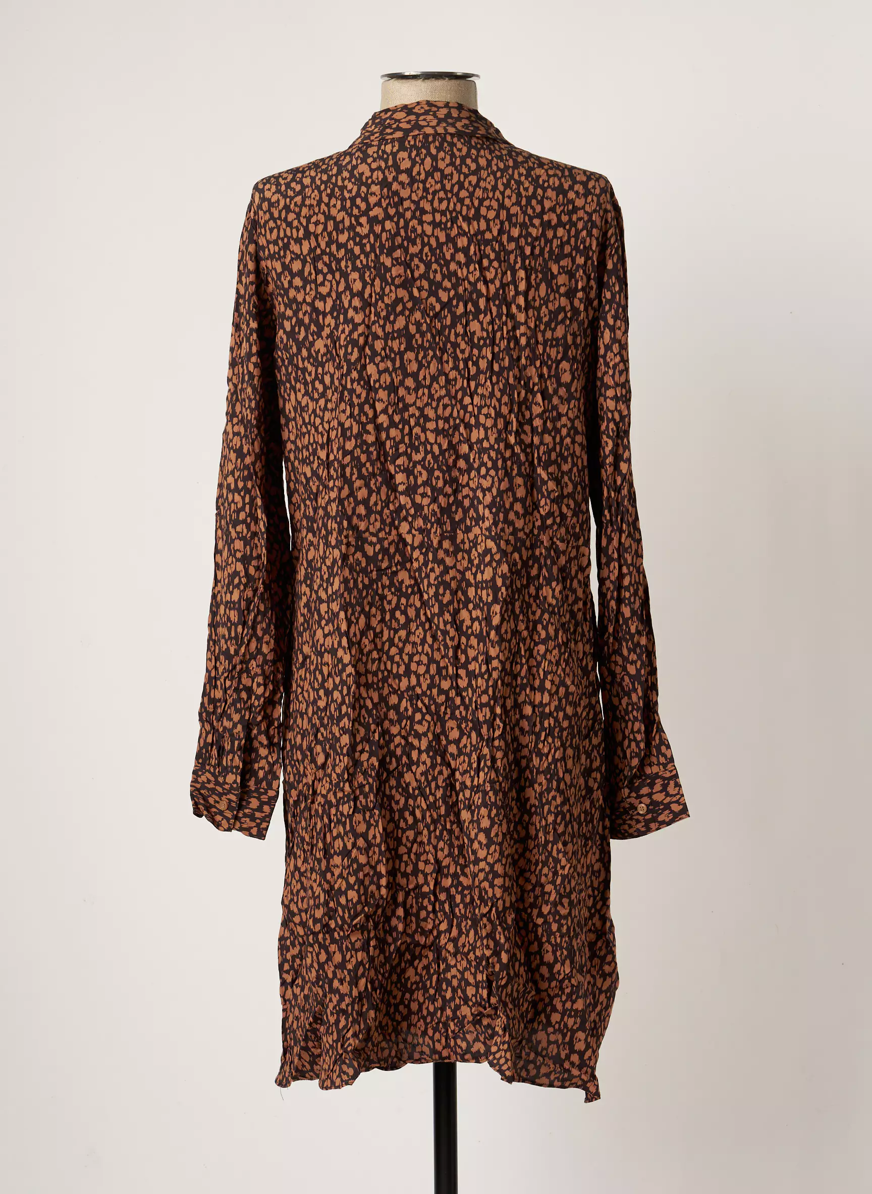 Opus Robes Mi Longues Femme couleur beige