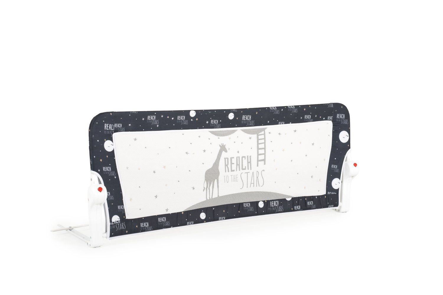 Moni Bettschutzgitter Bettschutzgitter 120 x 45 cm, faltbar, Bettgitter für zuhause und unterwegs