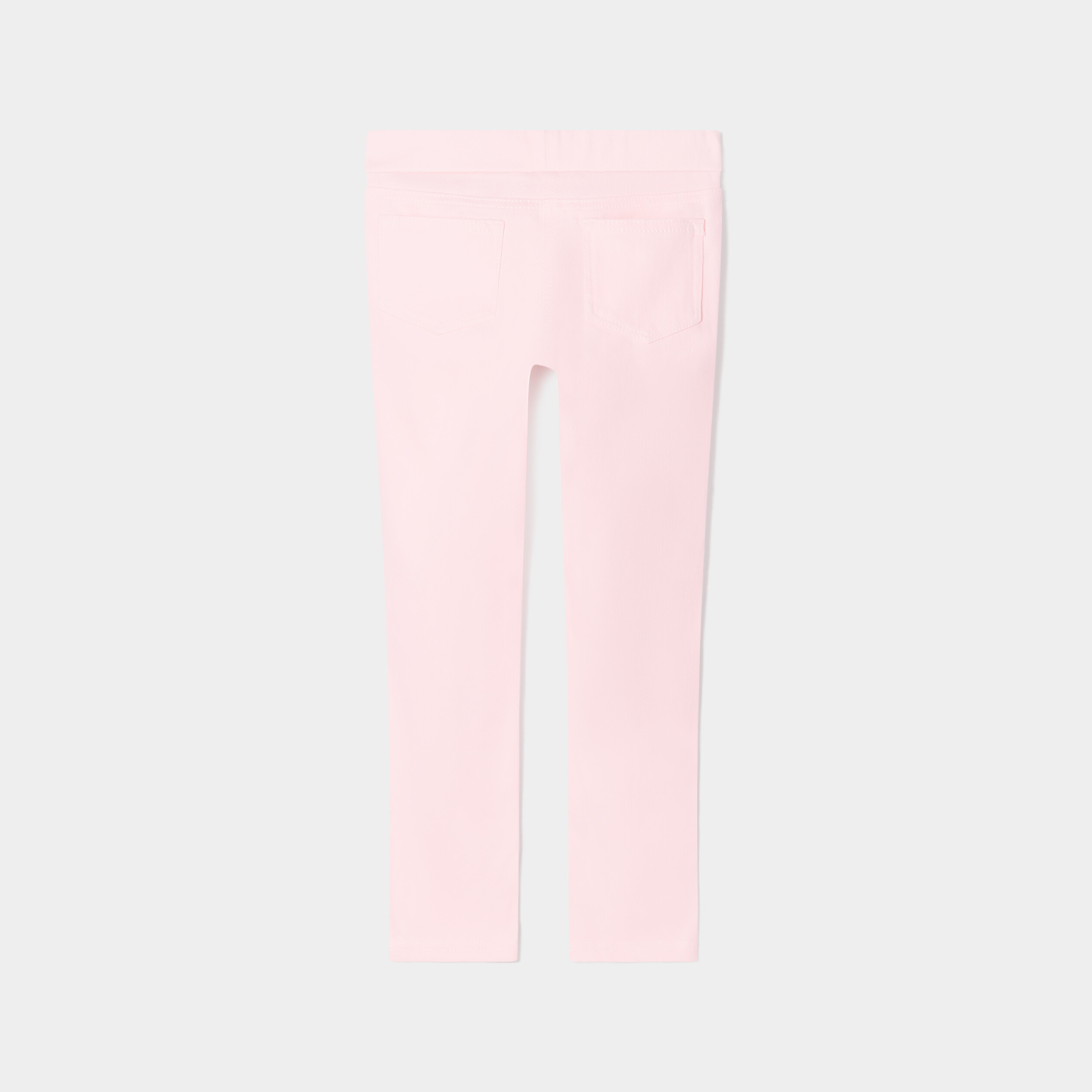 Pantalon tregging taille élastiquée rose fille | La Halle