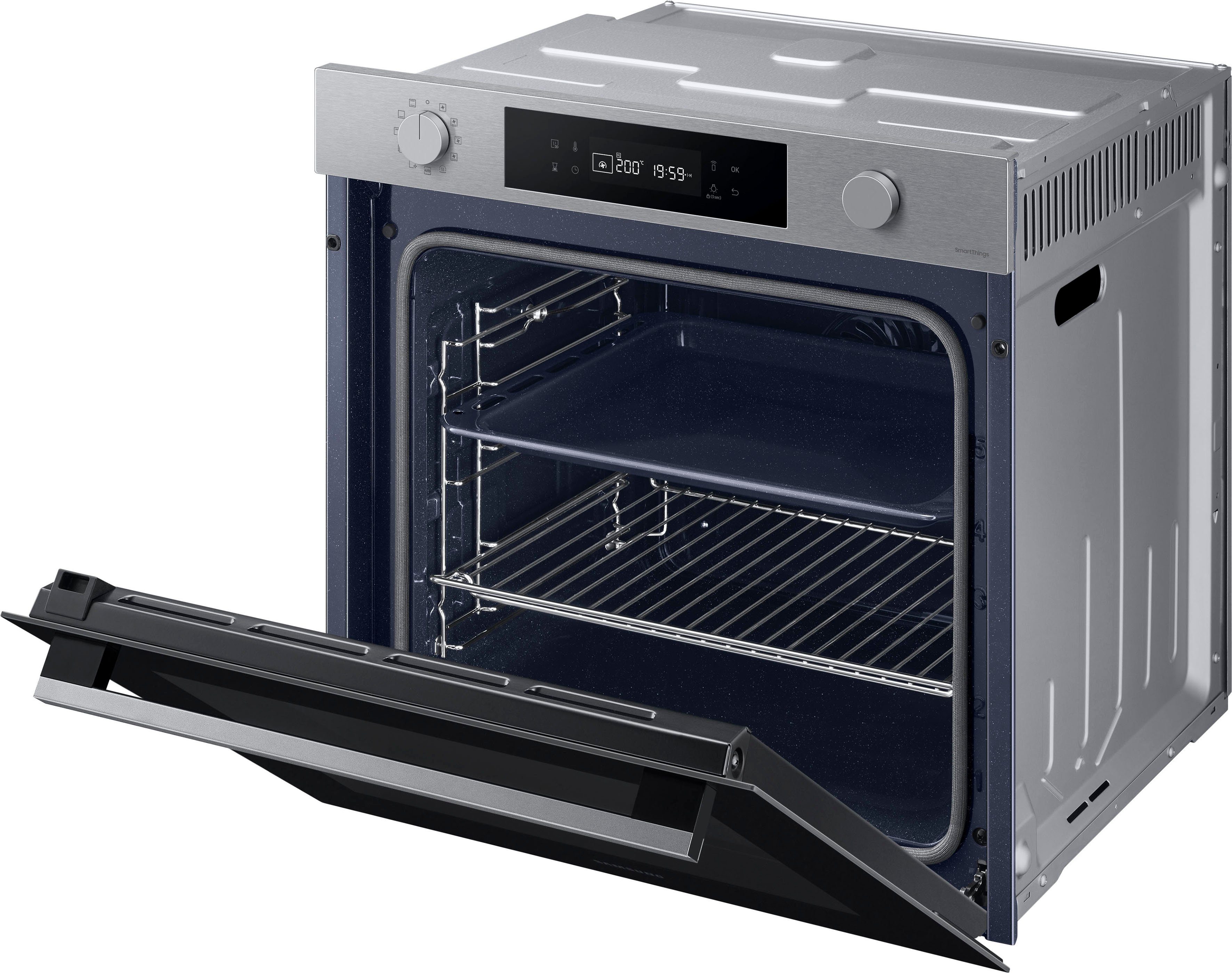 Samsung Einbaubackofen NV7400B NV7B41307AS, Pyrolyse-Selbstreinigung