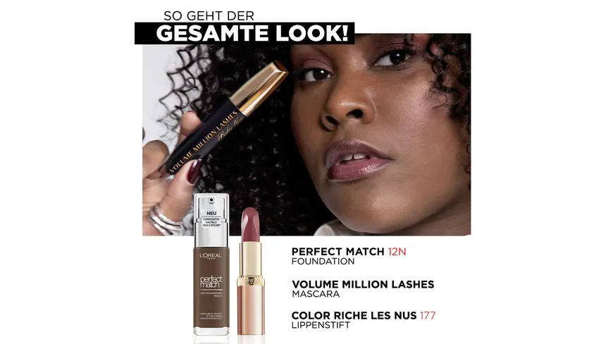 L'ORÉAL PARIS Mascara Volume Million Lashes Balm 8.9 ml schwarz