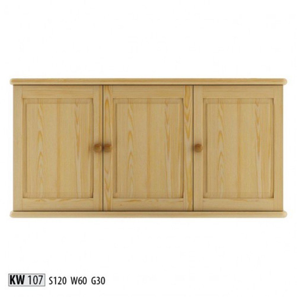 JVmoebel Aufsatzschrank Wandschrank Hängeschrank Vollholz Möbel Echtholz Regal