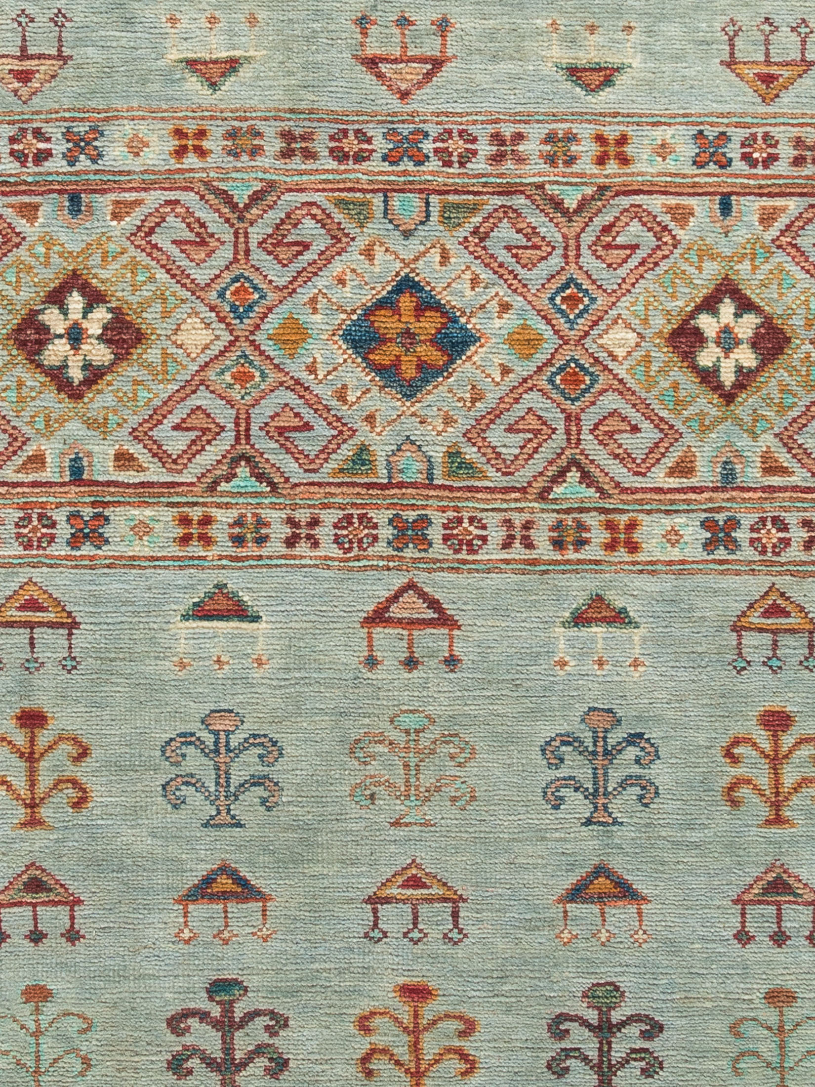 Chobi Schal ca. 178 x 237 cm, Unikat / Einzelstück