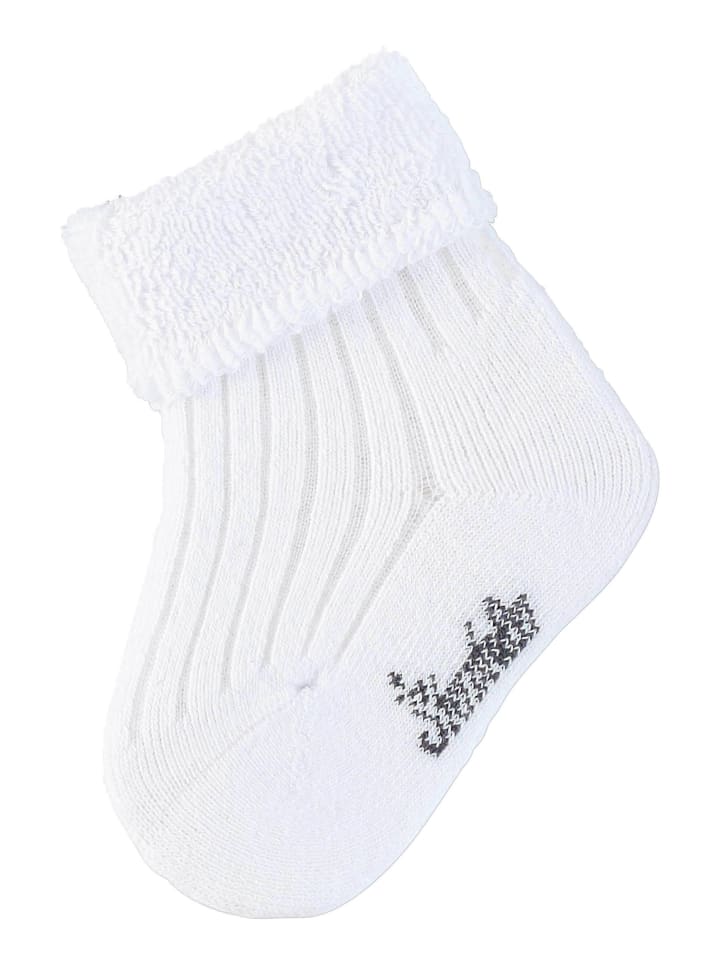 Sterntaler Baby Socken uni in weiß günstig kaufen