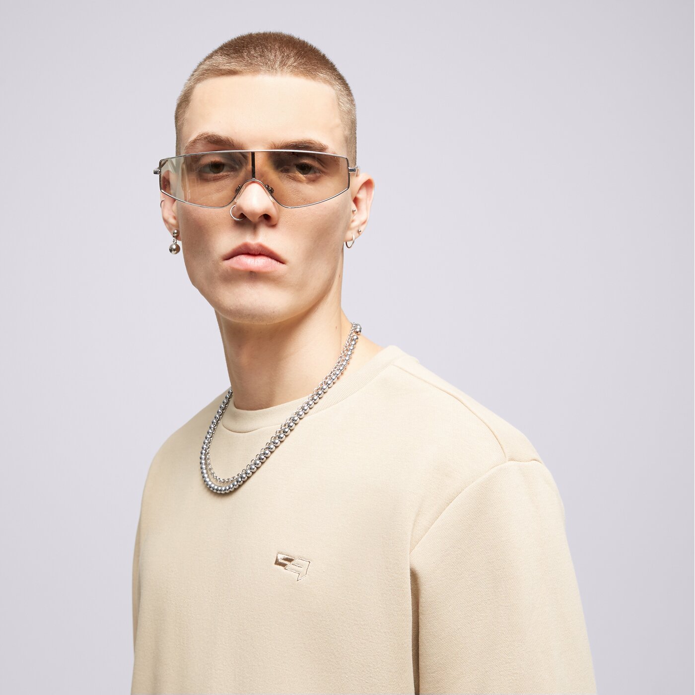 CONFRONT SWEATSHIRT ESSENTIAL CREW BEIGE Beige
