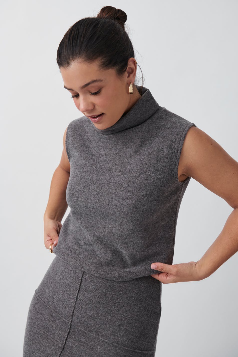 Soft turtleneck top