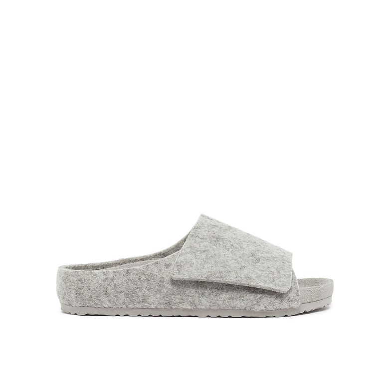Birkenstock x Fear of God Kids Los Feliz Felt cement melange