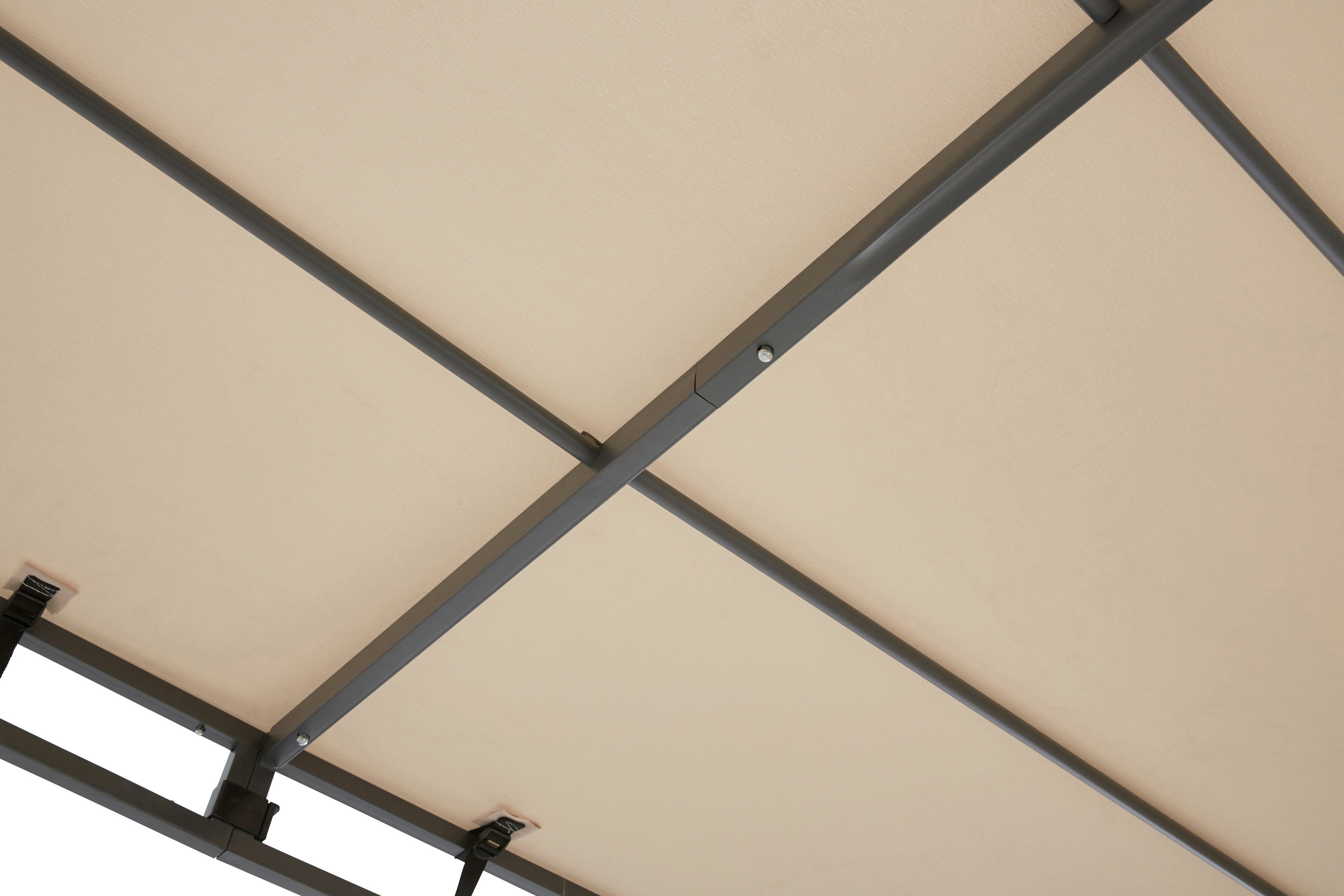 KONIFERA Anbaupavillon Burano, mit 3 Seitenteilen, (Set), BxT : 300x250 cm oder 400x250 cm