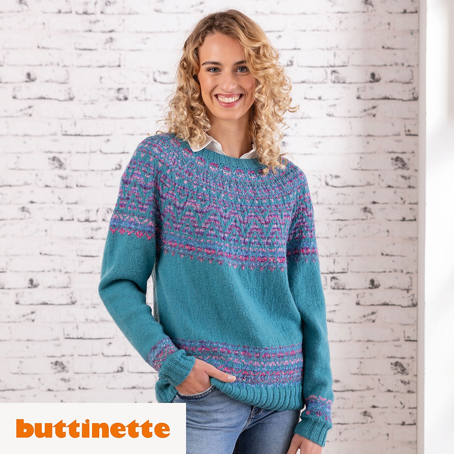Strickanleitung – Jacquardpullover aus Woll Butt Söckli