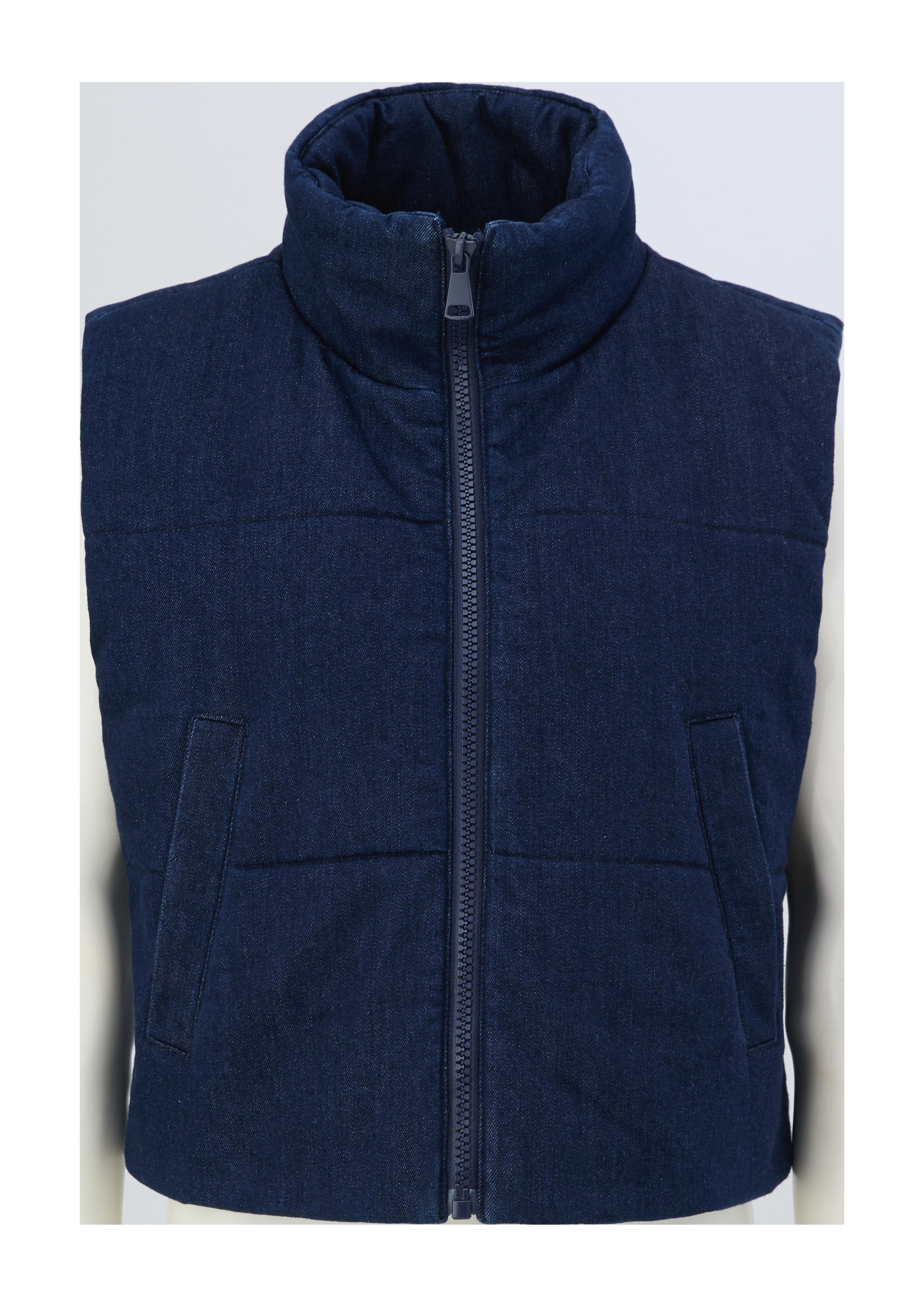 Denimweste mit Stehkragen  2133428-59Z8