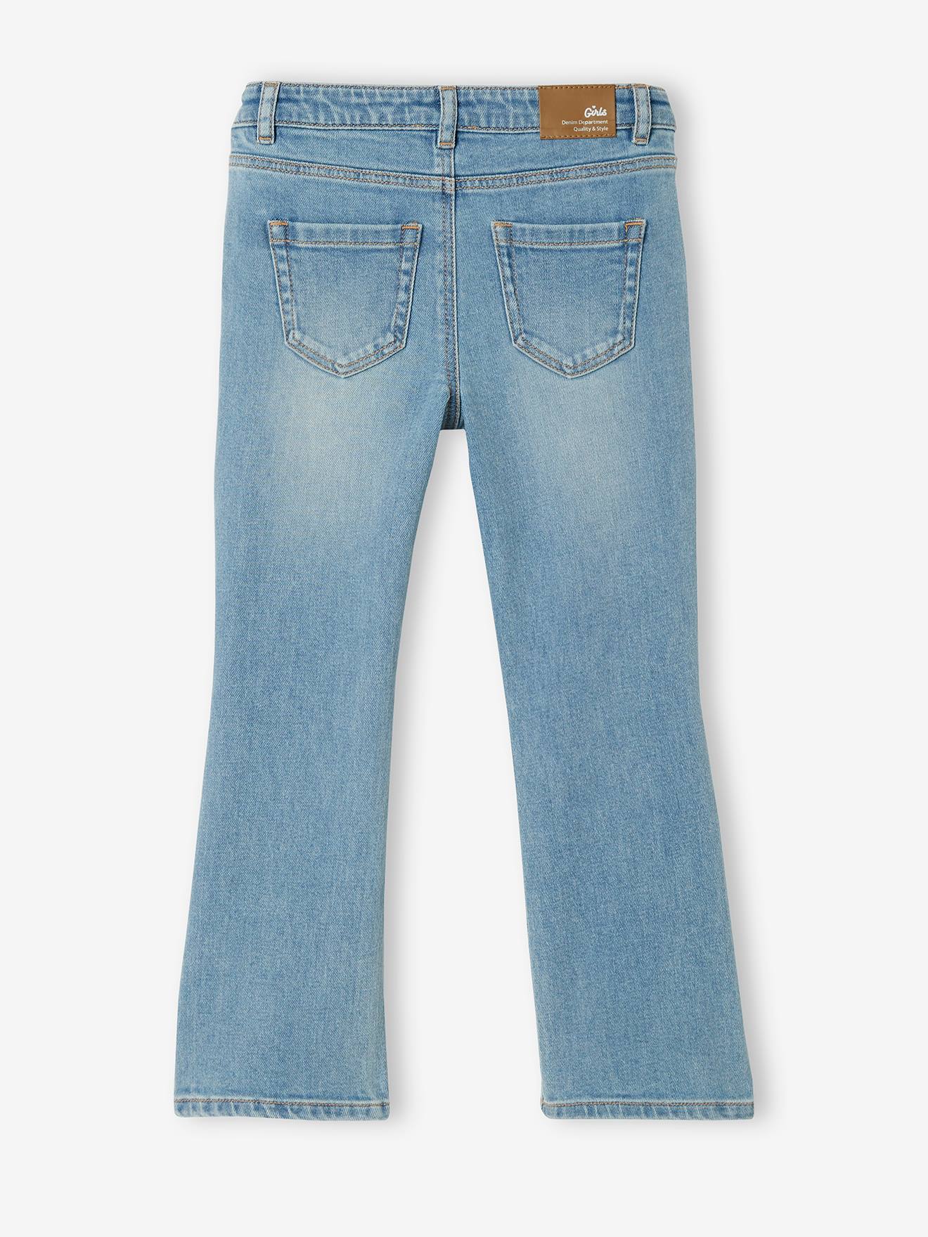 Jean flare fille double stone