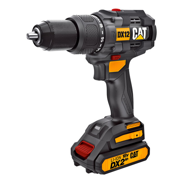 18V Schlagbohrmaschine, 65 Nm, DX12.3 inkl. 2 Akkus und Ladegerät