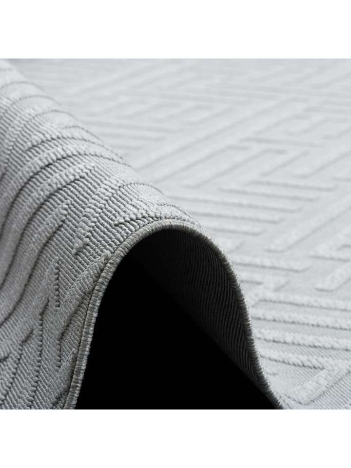 Pergamon In- und Outdoor Teppich Santorin Trend in Grijs günstig kaufen 80 x 150cm