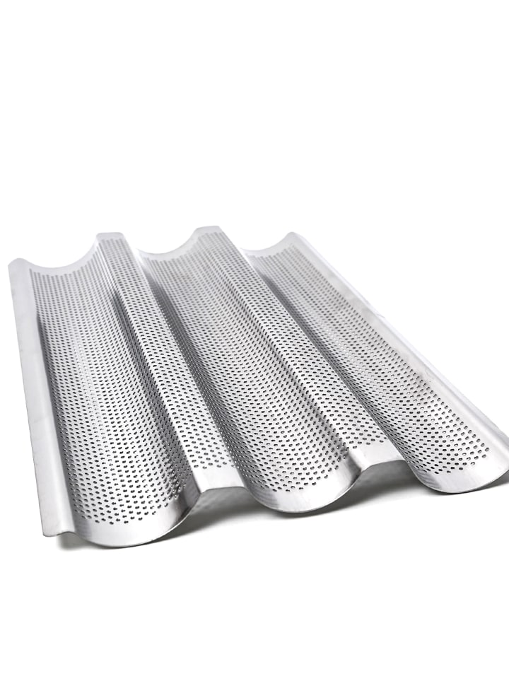 GAUMENKICK Baguetteblech aus Edelstahl in silber - 38cm günstig kaufen onesize