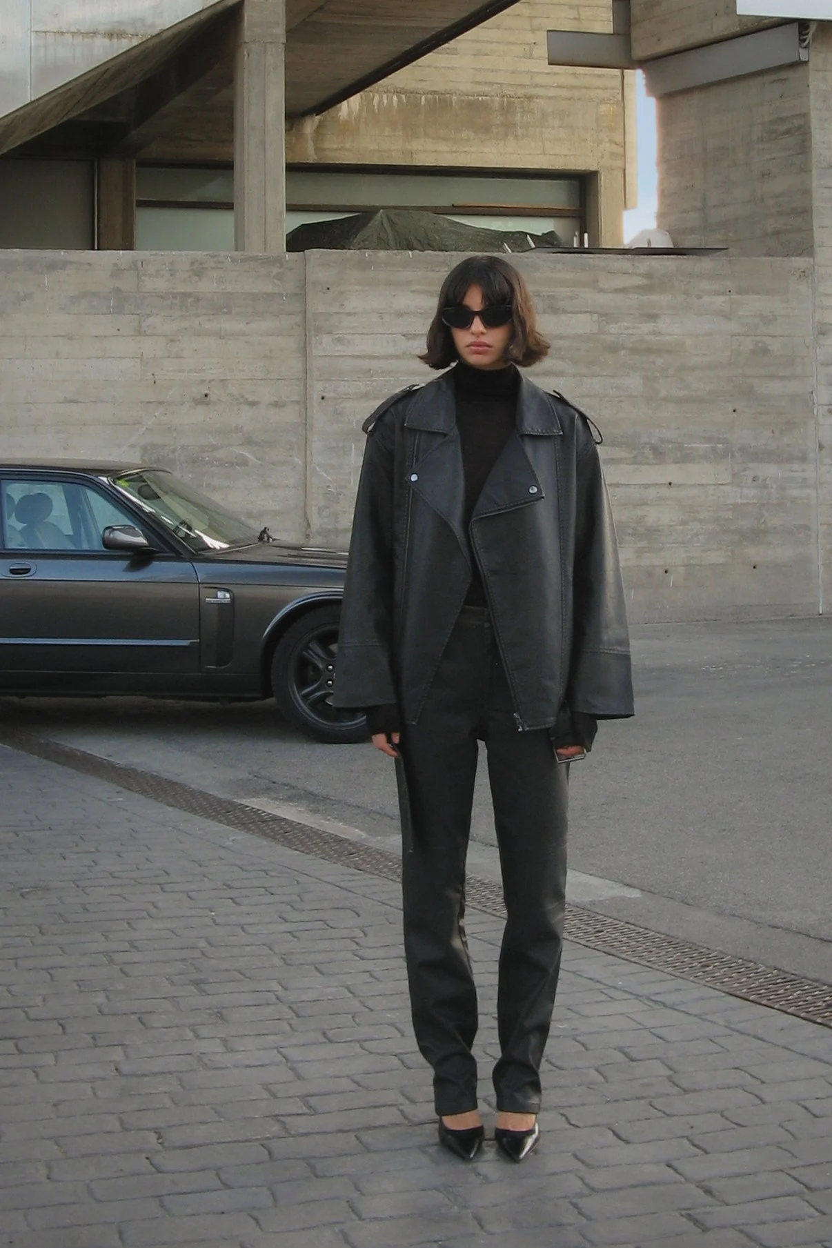 PU Biker Jacke