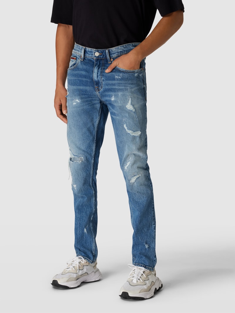 Slim Fit Jeans im 5-Pocket-Design Modell 'AUSTIN' in jeans