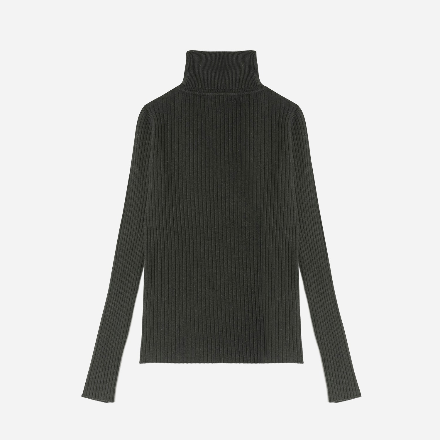 Pull à col roulé TEXTO noir - taille unique