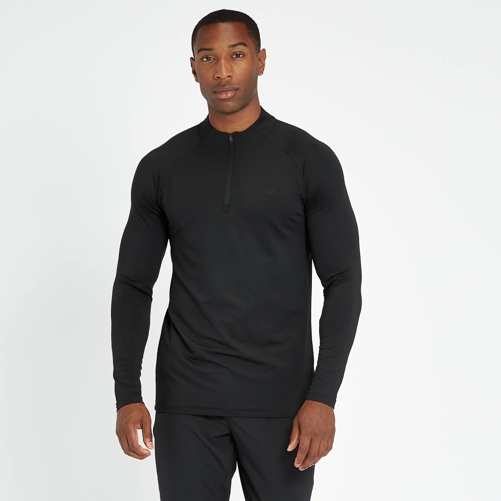 Haut à fermeture éclair ¼ MP Training Ultra pour hommes – Noir