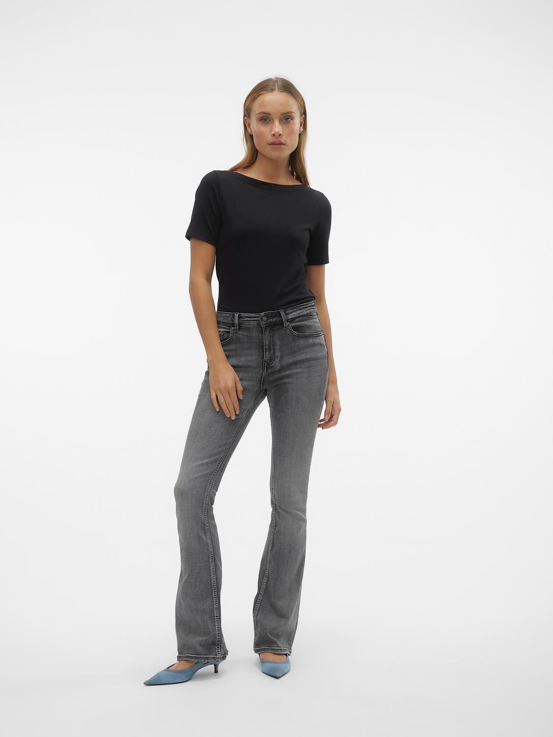 VMFLASH Mid Rise Ausgestellt Jeans