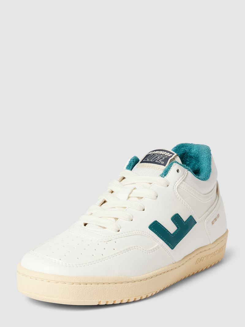 Sneaker mit Label-Details Modell 'Retro 90s' in ozean blau