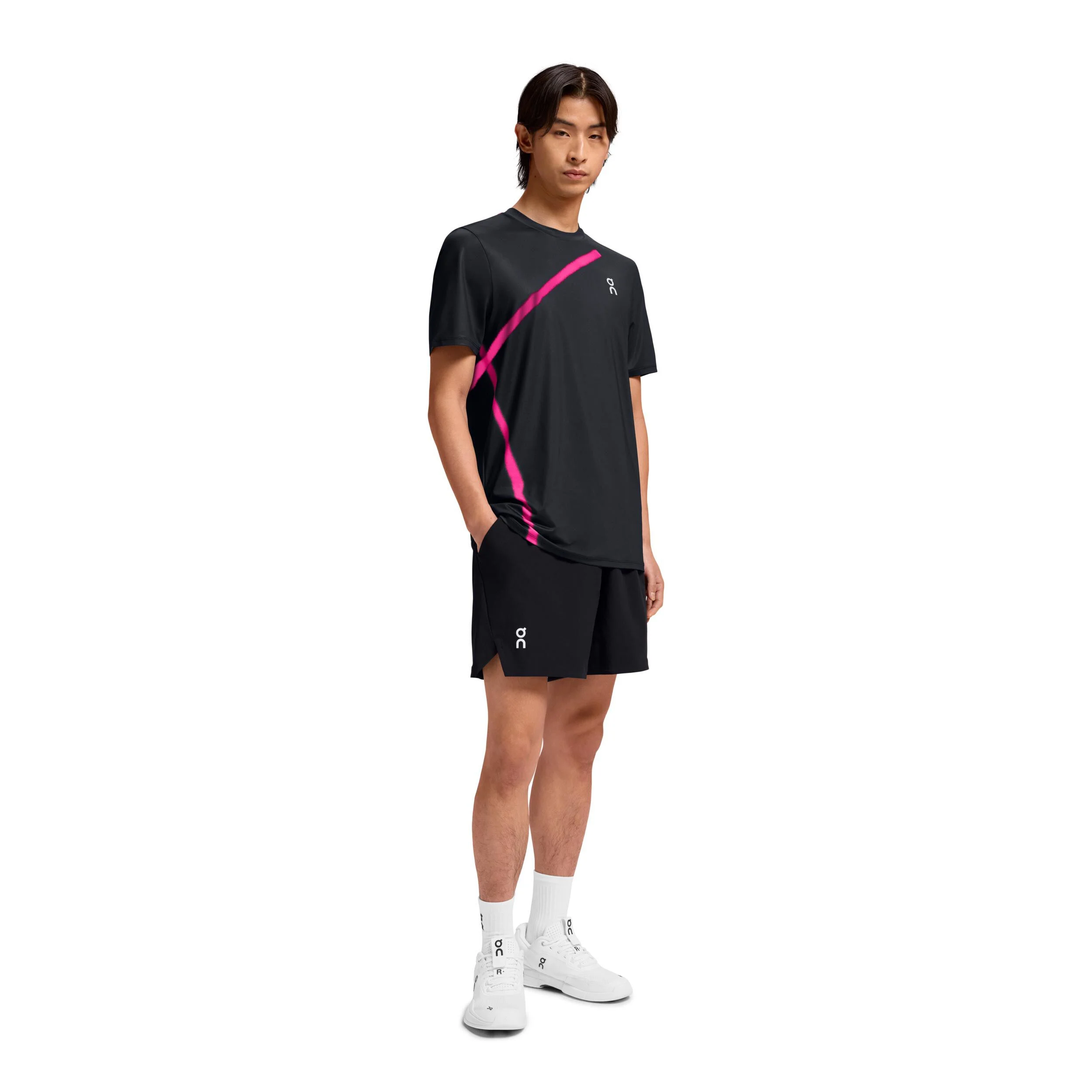 Court T-Shirt Herren - Schwarz