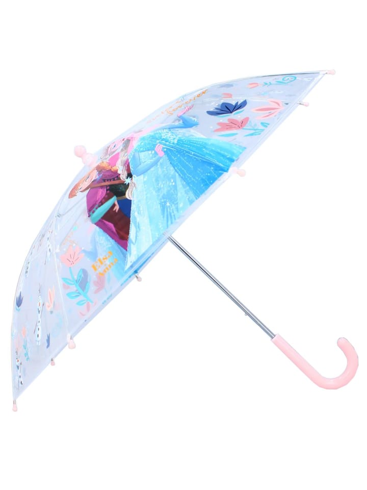 Disney Frozen Stockschirm | rosa & transparent | Disney Frozen | Kinder Regenschirm günstig kaufen onesize