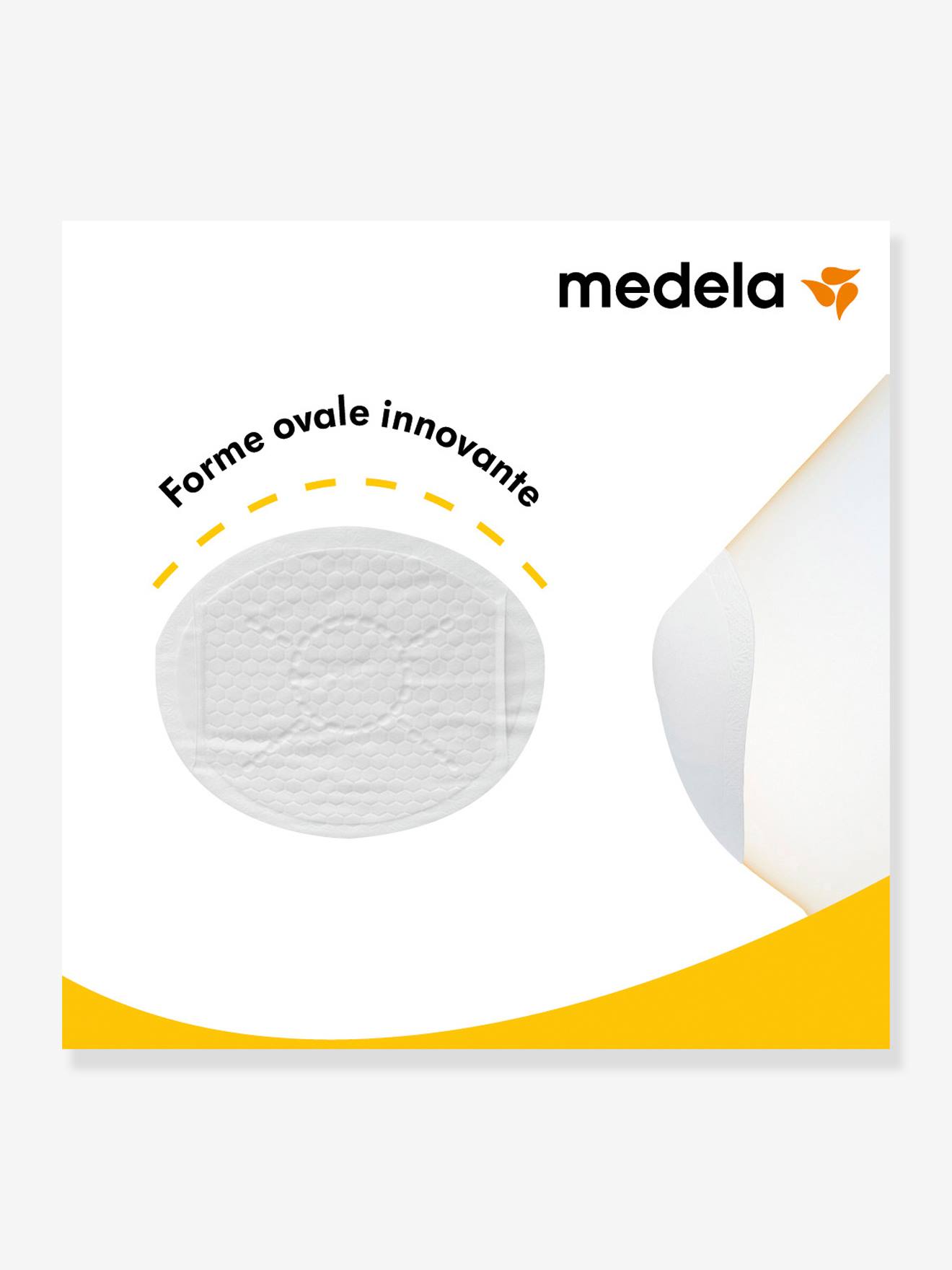 Boîte de 60 coussinets d’allaitement jetables Safe & Dry Ultra thin MEDELA blanc
