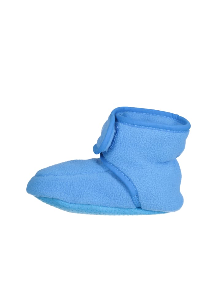 Playshoes Fleece-Krabbelschuhe in Aquablau günstig kaufen