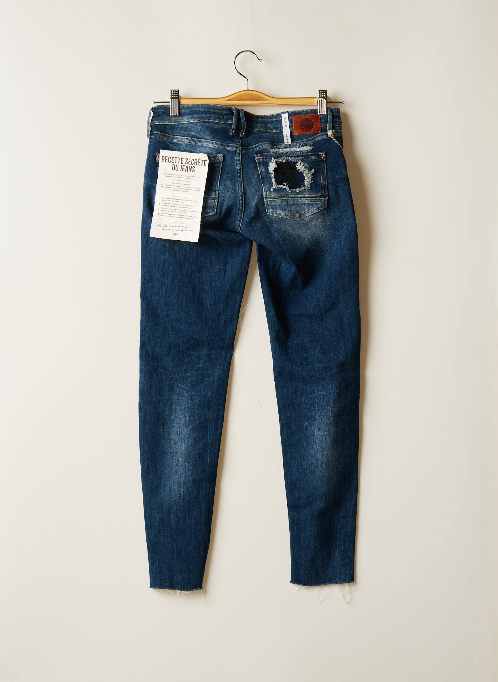 Le Temps Des Cerises Jeans Coupe Slim Femme couleur bleu