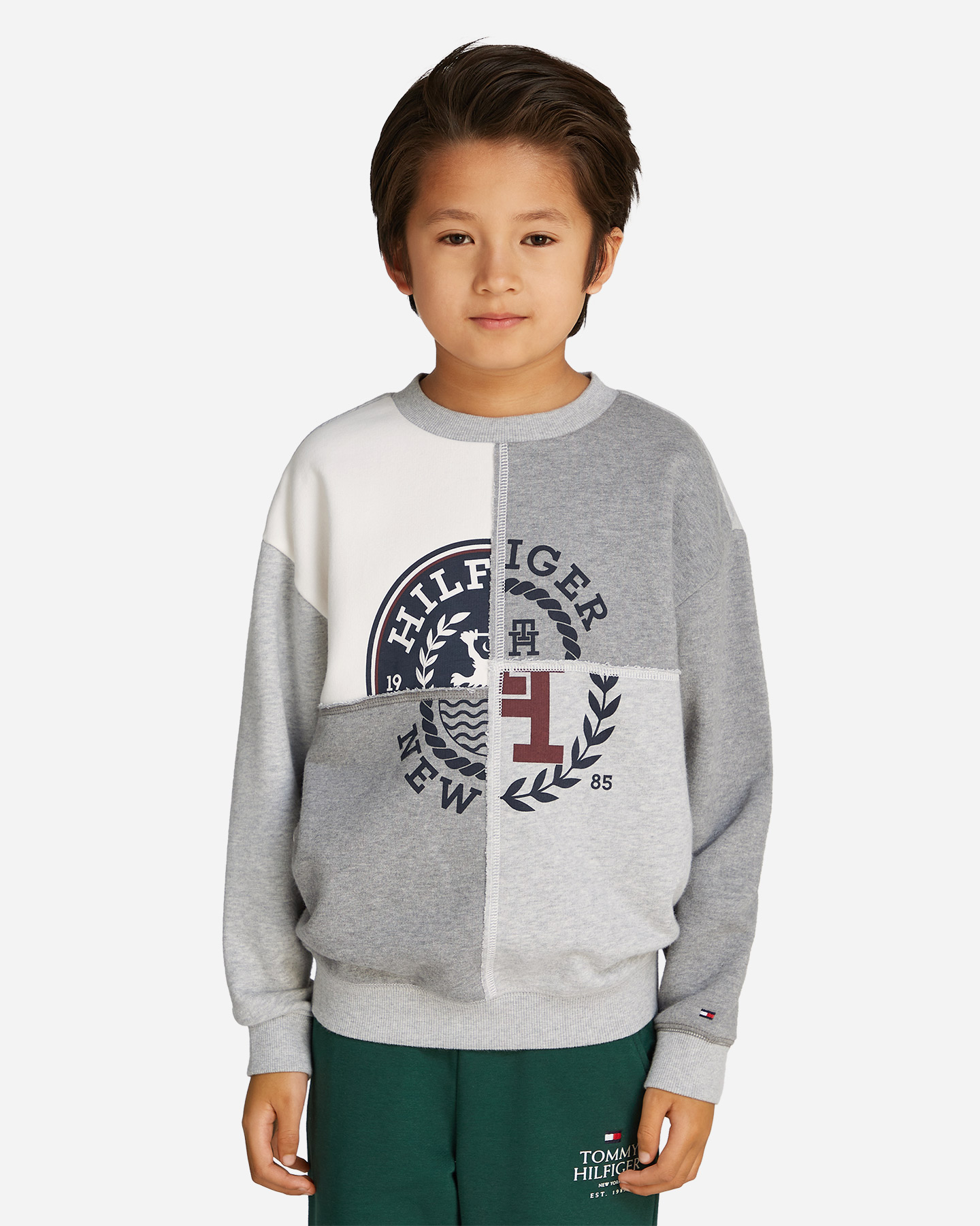 Felpa Tommy Hilfiger Color Block Jr KB0KB09380-P1A